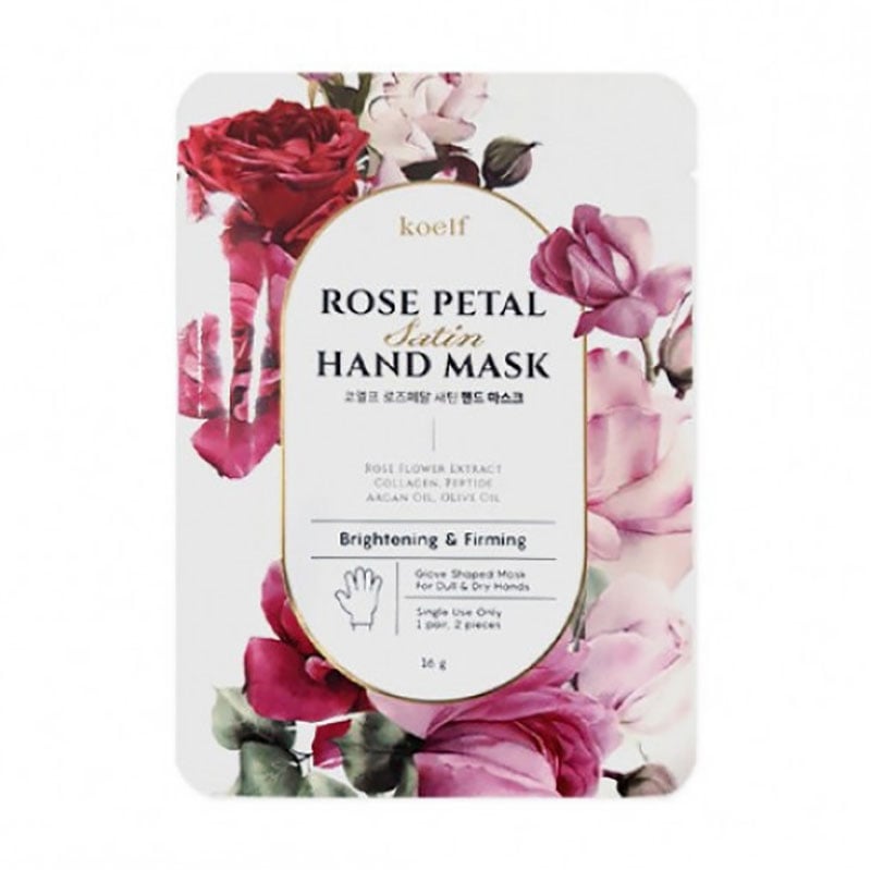 Зміцнювальна маска-рукавички для рук Koelf Rose Petal Satin Hand Mask, 16 г